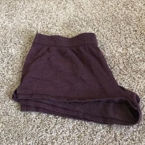 Pink cotton sleep shorts